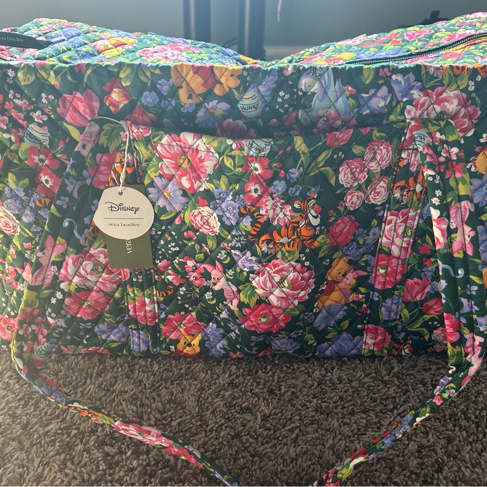 Disney Vera Bradley Floral Duffel Bag
